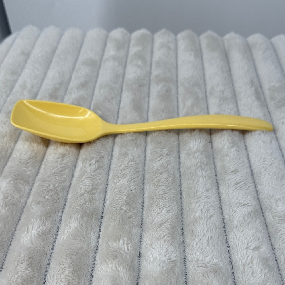 Vintage Melamine Hutzler Solid Serving Spoon Yellow Colored item No. 518